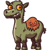 Camel Halloween Funny Zombie