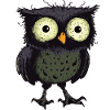 Owl Halloween Funny Zombie