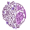 Brain Butterflies Purple Epilepsy Awareness