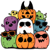 Halloween Party Figures Cool