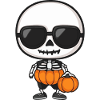 Zombie Halloween Squelette Cool