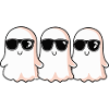 Fantômes Halloween Cool