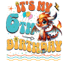 Dragon 6th Birthday Dragon
