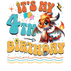 Dragon 4th Birthday Dragon