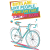 Colourful Bicycle Motivational Design