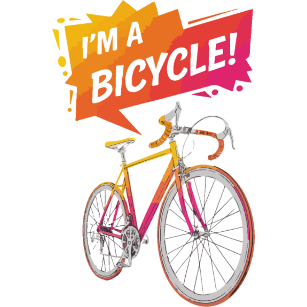 Koszulka "I’m a bicycle - rower szosow"