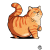 Fat Fat Cozy Fluffy Cat
