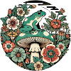 Frog and Mushroom