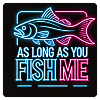 Solange du mich fischst Barsch Design