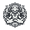 Yoga Lion Meditation Spirituality