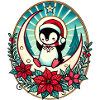 Pingouin de Noël