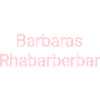 Barbara's Rhubarb Bar