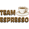 Team Espresso Cool Coffee Design.