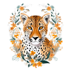 Guépard Fleurs de guépard