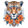 Guépard Fleurs de guépard