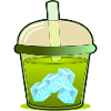 ICED MATCHA GREEN TEA CUP