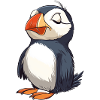 Sleeping Puffin