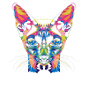 Siamese Cat Popart