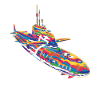 Submarine Submariner Veteran Popart