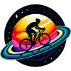 Cyclist on Saturn