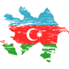Azerbaijan map used