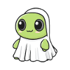 Turtle Halloween Comic Ghost