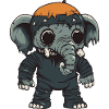 Mammoth Halloween Funny Zombie