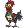 Rooster Halloween Funny Zombie