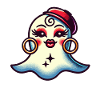 Funny Glamour Ghoul Flashy Halloween