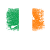 Hurling Irish flag