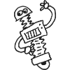 Spiral Cable Robot Drawing
