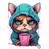 Good Morning Coffee Cat
