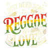 Design reggae jamaïcain