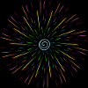 Rainbow Abstract Star