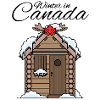 Chalet Canadien enneigé