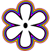 Retro Hippie Flower