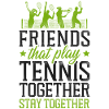 Funny Tennis Player Racket Friends