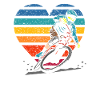 Mountain Bike Retro Heart Biker