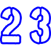 23 Number Symbol