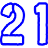 21 Number Symbol