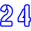 24 Number Symbol