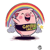 day with pink rainbow pig