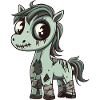Pferd Halloween Zombie