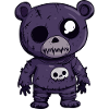 Bär Halloween Zombie