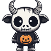 Bull Halloween Zombie