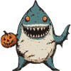 Requin Halloween Zombie