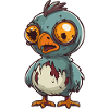 Chicken Halloween Zombie