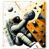Bouldering Astronaut Spaceman Gift