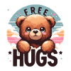 Teddy Free Hugs Love Gift