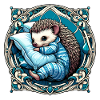 Hedgehog Cuddle Cuddly Pillow Gift